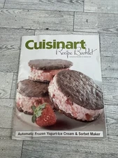 Instruction & Recipe Manual Cuisinart ICE-21 Ice Cream Frozen Yogurt Maker