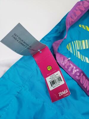 【即納/手元あり】Zumba Dance Company Tote Bag ズンバトート Zumba Join the Party Fast Dash Tote Bag Teal Purple Nylon