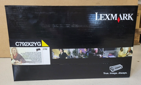 Toner Lexmark C792X2YG Gelb Neu Ovp A-Ware Original Lexmark C792 Rechnung Mwst.-image
