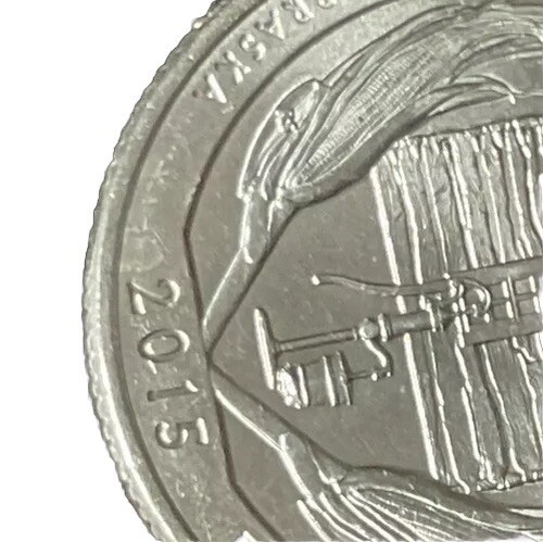 2015 P Washington Quarter - Reverse " Leaky Bucket " Multiple Die Break Errors - Picture 3 of 7