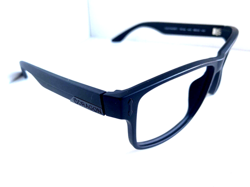 🤓 Dragon DR126 002 58mm Black Men's Eyeglasses Frame 58-15-140 - Imagen 3 de 4