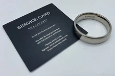 Tigrade - Titanium Ring Plain Dome High Polished Wedding Band Ring