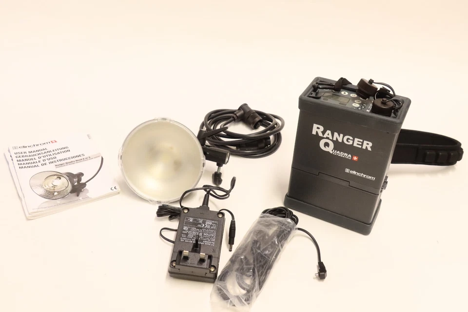 ELINCHROM Quadra Ranger Set Flash 1x Flash head + Main Unit - Image 2 of 4