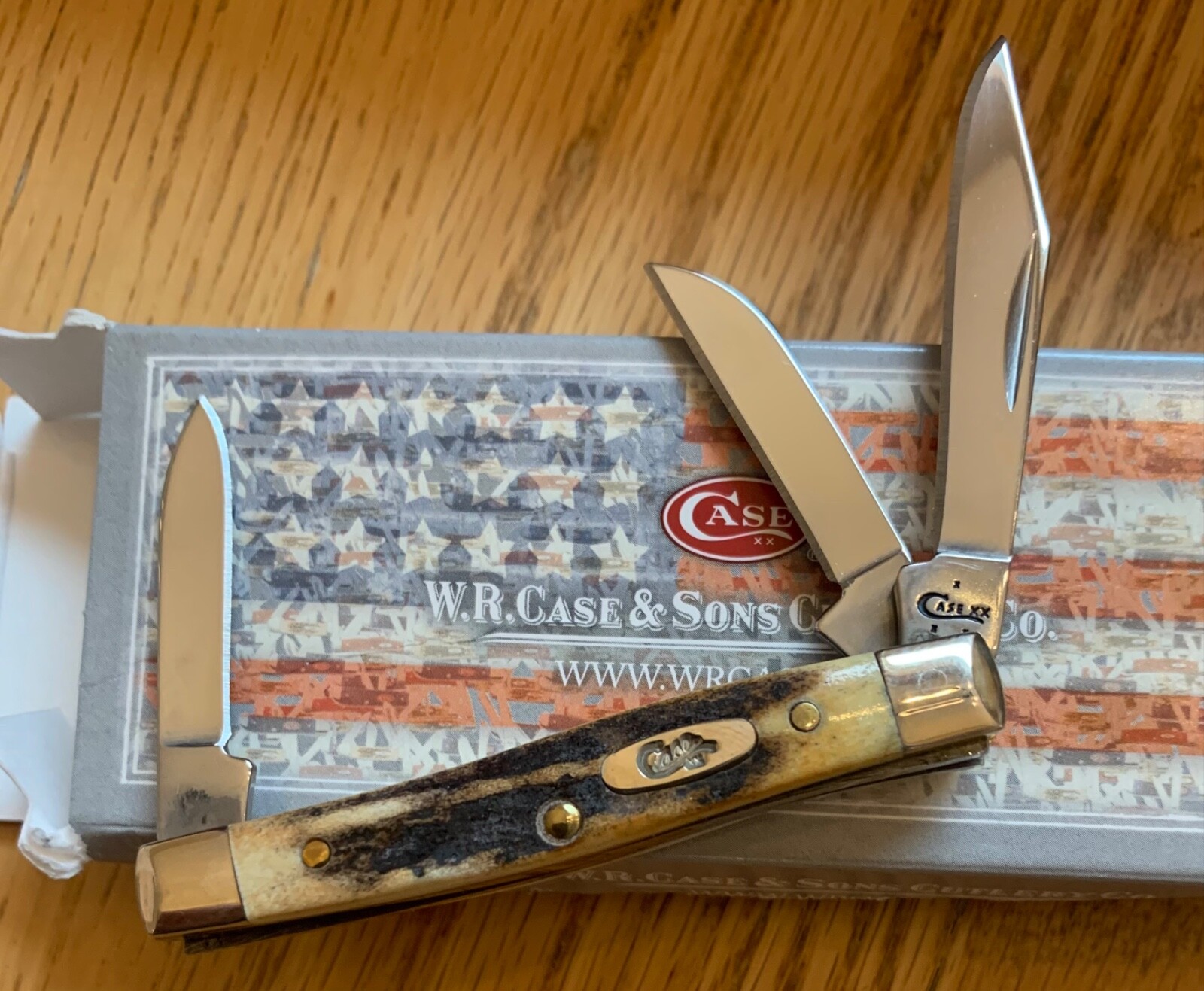 CASE STAG SMALL STOCKMAN KNIFE NEVER USED IN BOX #5333 SS BRST2 | eBay