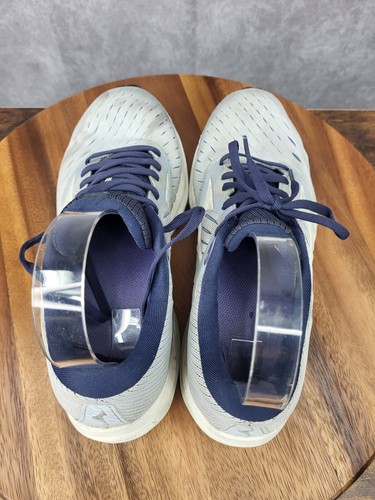 Mizuno Wave Rider 24 Running Shoes Womens 8 Gray Blue Sneakers Trainers - Picture 9 of 13