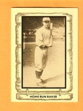 Frank Home Run Baker New York Yankees 1980-83 Pacific Legends #41 Trappe MD