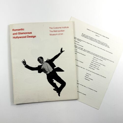 Vintage Fashion Book Romantic and Glamorous Hollywood Design Book MET Museum