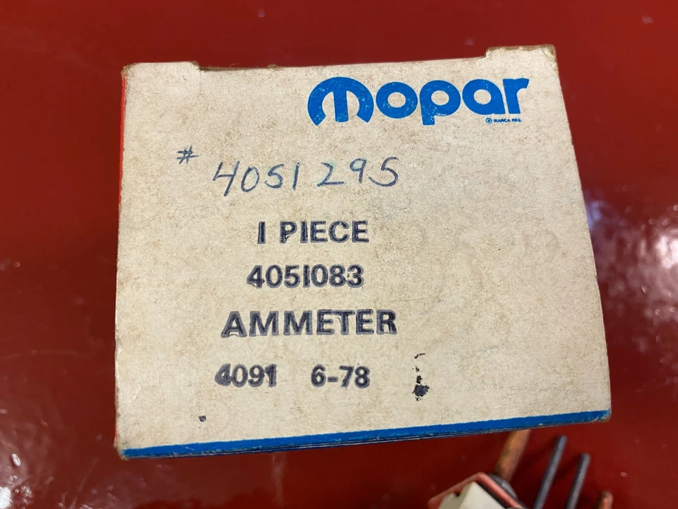 АМПЕРМЕТР 4051295 ДЕТАЛЬ ДЛЯ 1977 1978 1979 1980 CHRYSLER LEBARON DODGEDIPLOMAT - Изображение 3 из 4