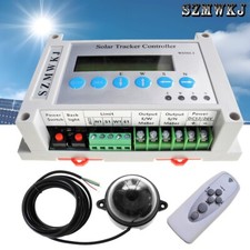 Panneau solaire automatique suivi LCD double axe contrôleur de suivi solaire et télécommande IR