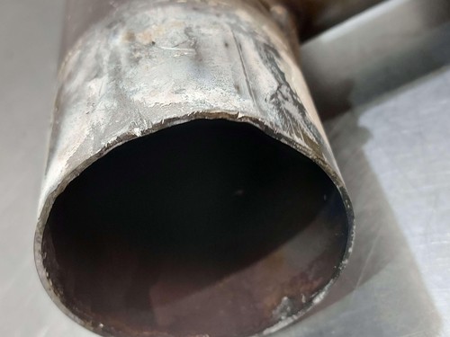 2021 FERRARI ROMA F169 EXHAUST CROSS OVER PIPE CENTER H PIPE *MINOR DENTS 901042 - Picture 8 of 16