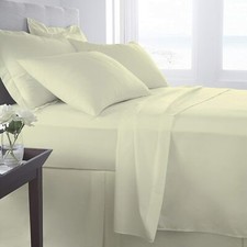 Image of Flat Bed Sheet 800 Thread Count 100% Egyptian Cotton Hotel Quality Flat Sheet
