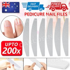 UP200x Double Sided Pedicure Nail Files 100 180 Grit Manicure Nail Care Sanding