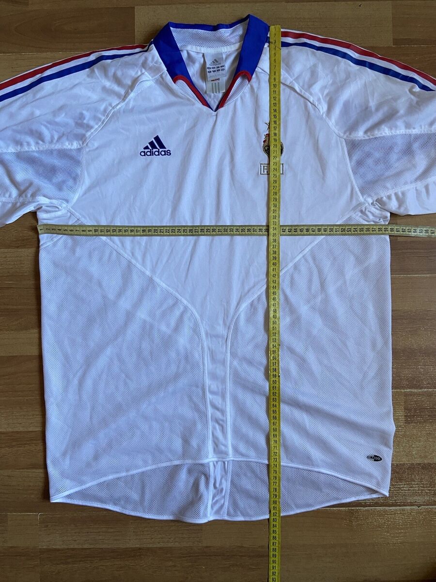 FRANCE 2004 2005 AWAY FOOTBALL SHIRT SOCCER JERSEY ADIDAS sz FRANCE 2004 2005 AWAY FOOTBALL SHIRT SOCCER JERSEY ADIDAS sz