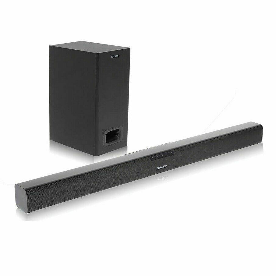 SOUNDBAR HOME THEATRE SYSTEM 2.1 SHARP HT-SBW110 - 180 WATT HDMI BLUETOOTH MATT