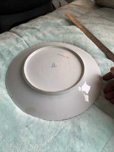 Antique Royal Vienna (Austria) Porcelain Gold Gild Plate, 9.75”, - Picture 5 of 9