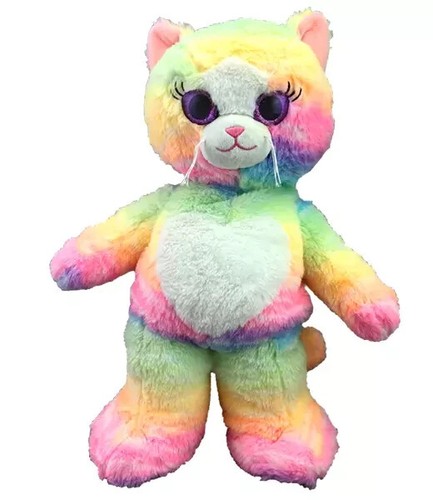 New 16 Inch Sherbet Kitty Plush with Recorder - Soft, Collectible Build-A-Bear - Picture 3 of 6