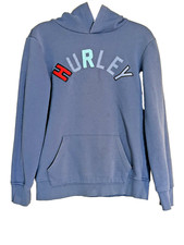 HURLEY Blue Pullover Hoodie Sweatshirt Kids Youth Size L 12/13 YRS