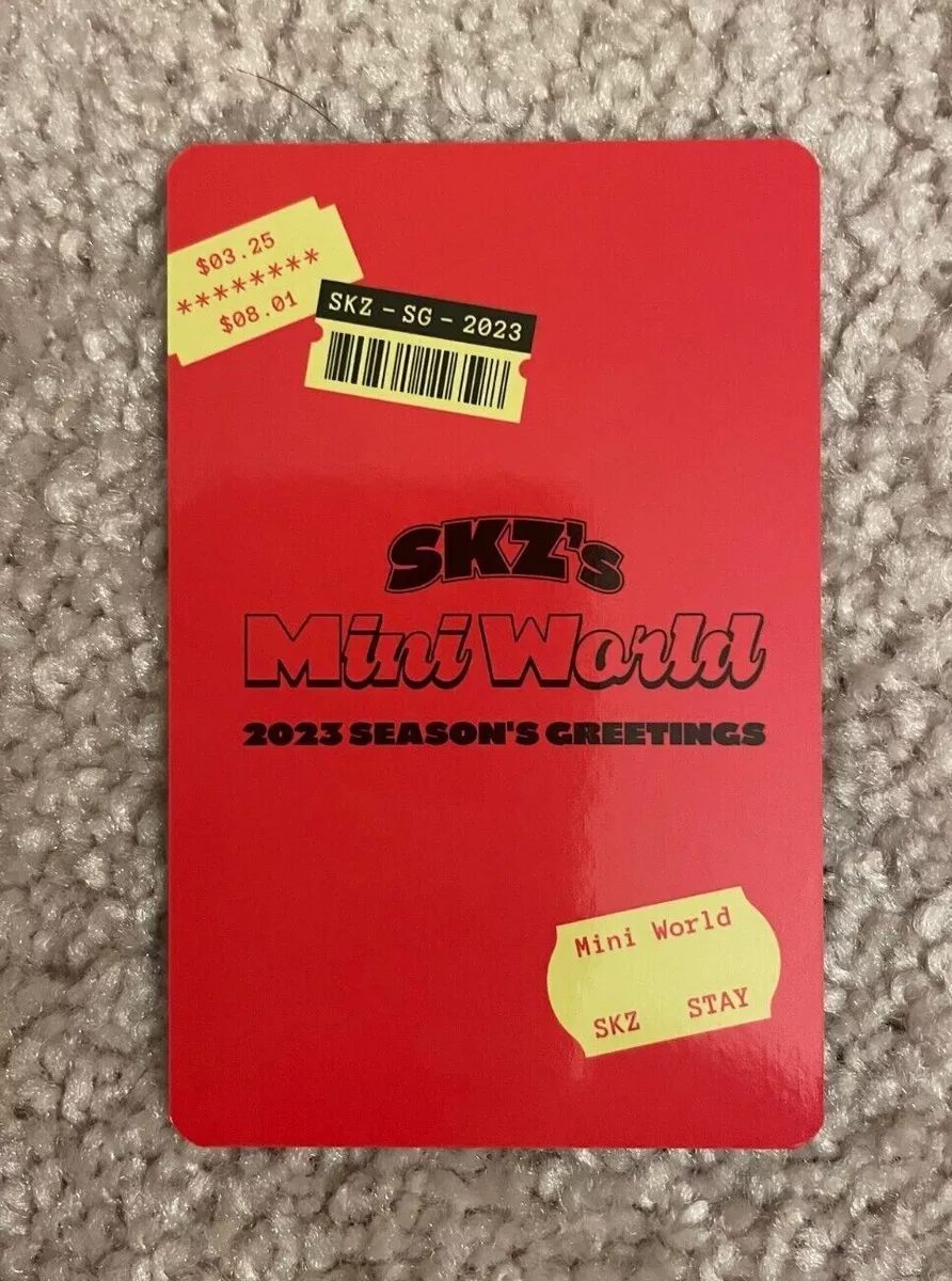 STRAY KIDS - 2023 Season's Greetings [SKZ's Mini World] POB EXCLUSIVE  PHOTOCARD 