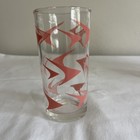 Set Of Four Mid Century Atomic Boomerang   Glasses Pink — photo 4