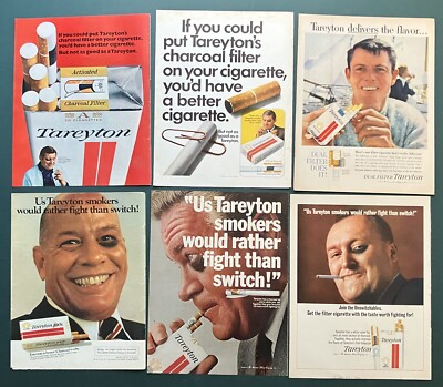 ebay cigarettes Unopened Cigarette Packs for sale Tareyton Cigarettes Advertisements Lot of