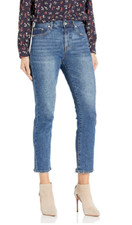 Ella Moss Women's High Rise Slim Straight Ankle Jeans