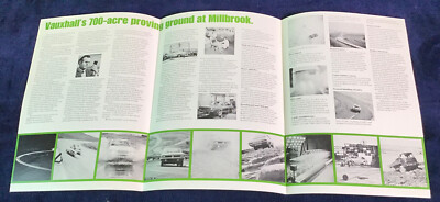 VAUXHALL 700 ACRE MILLBROOK ORIGINAL FOLDOUT LEAFLET
