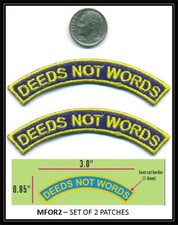 MEGAFORCE DEEDS NOT WORDS TAB SET - MFOR2