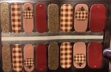 Color Nail Polish Strips, 16ct. Pumpkin Season  2.   READ DESCRIPTION BELOW