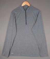 Eastern Mountain Sports Techwick Quarter 1/4 Zip Long Sleeve Base Layer Shirt XL