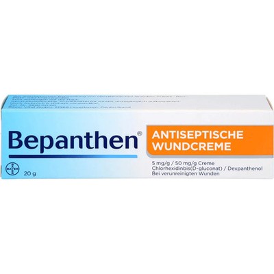 BEPANTHEN antiseptische Wundcreme 20 g PZN 01987824