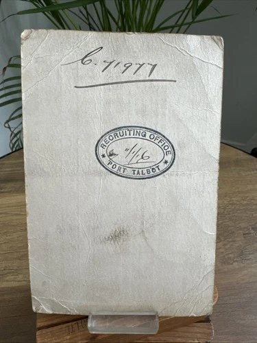 British Army Reserve Attestation Certificate 1916 WW1 Antique Military History