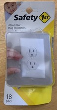 Safety 1st Ultra Clear Plug Protectors 18-Pack 