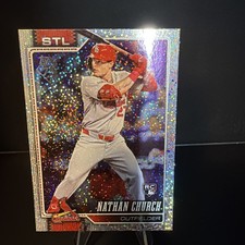 2026 Topps Celebration Nathan Church RC Confetti Foil #24 Cardinals