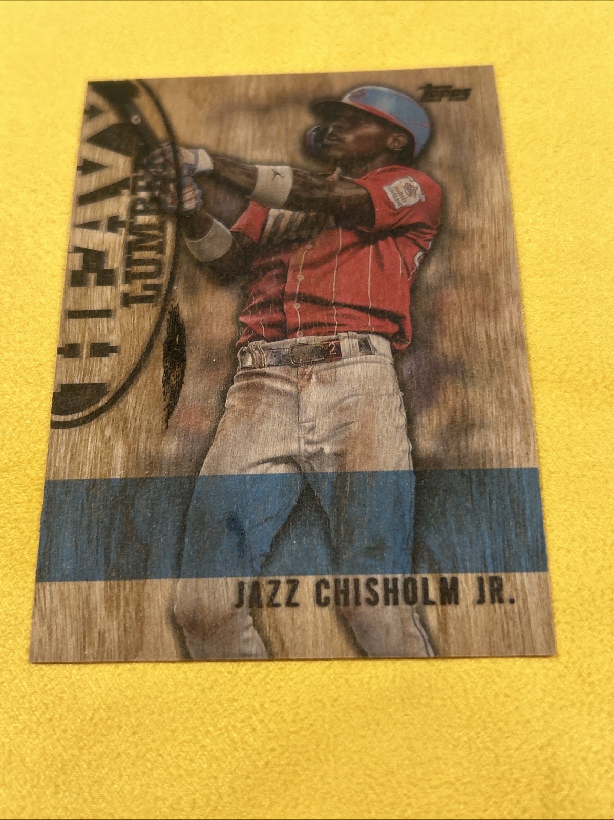 2024 Topps Series 1 - Heavy Lumber Jazz Chisholm #HL-13