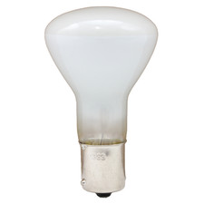 1383 Miniature Reflector Light Bulbs, 20-Watt 13V BA15S Lamps - White 2-Pack