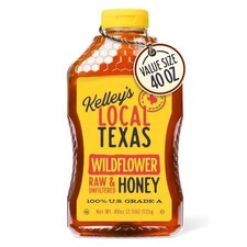 Kelley's Local Texas Wildflower Honey 40 oz   100 Pure, Raw and Unfiltered