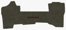 Lloyd Ultimat Front Carpet Mat for '67-70 Chevy K20 Pickup w/Chevy Red on Black