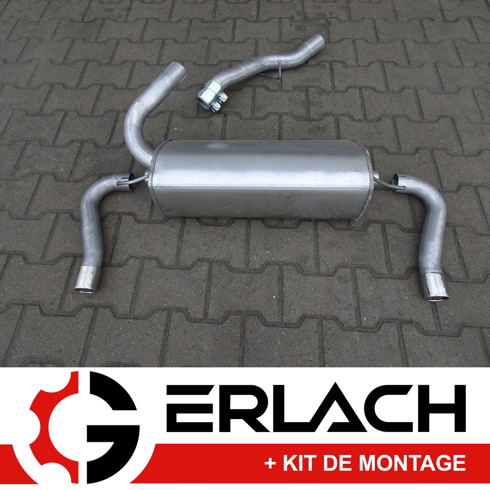 Silencieux arriere Ford Kuga 4x4 anti-bruit pour supprimer la fuite