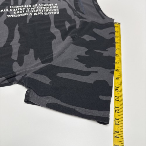Gold's Gym T-Shirt Erwachsene XL Advance Apparel Camouflage schwarz grau Legacy of Strength - Bild 6 von 12