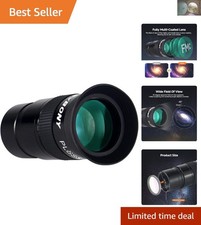 Astronomy 40mm Plossl Eyepiece - 40 Degree Field for Moon and Nebula Observation