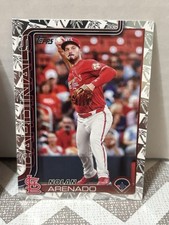 2025 Topps Series 1 Spring Training Foil Parallel #101 Nolan Arenado Cardinals 