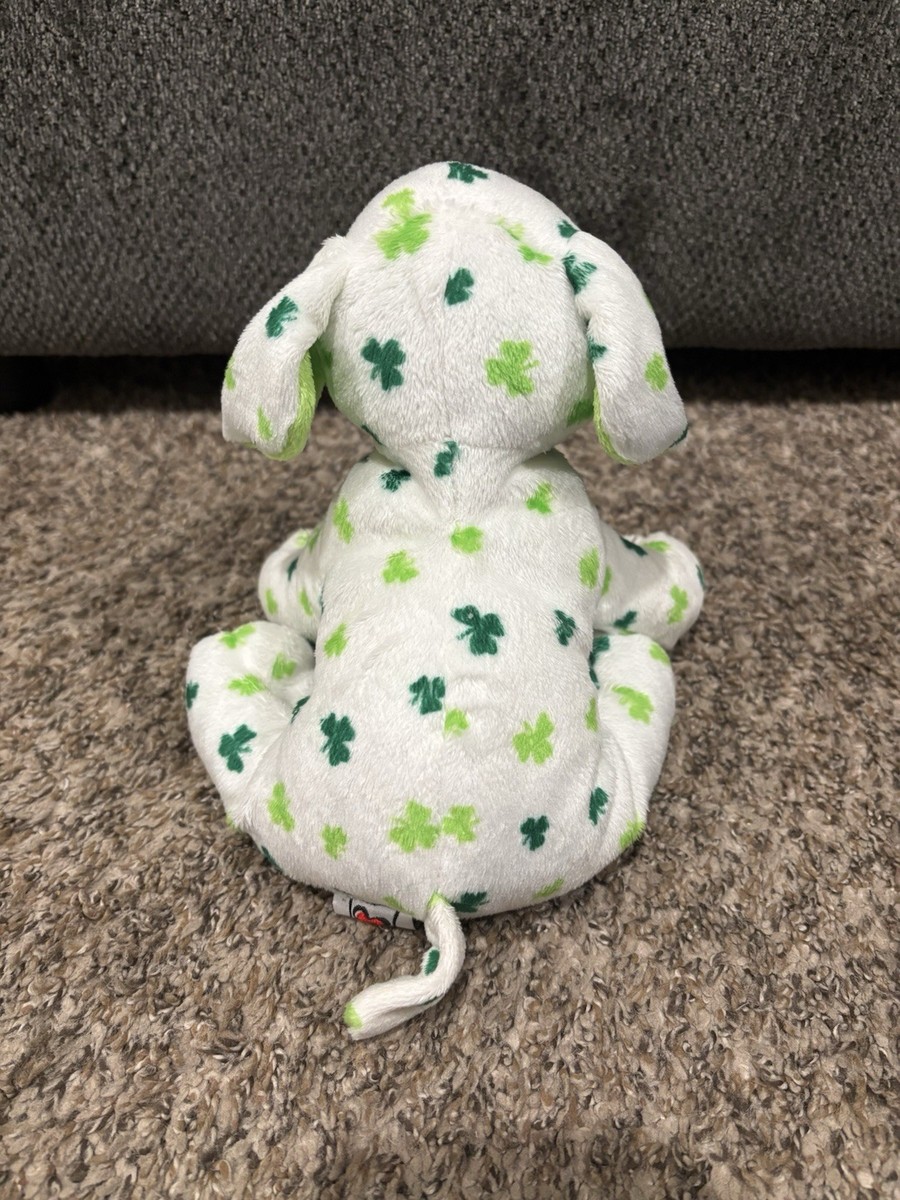 Ganz Webkinz Clover Puppy HM447 Plush Shamrock Dog St. Patrick's