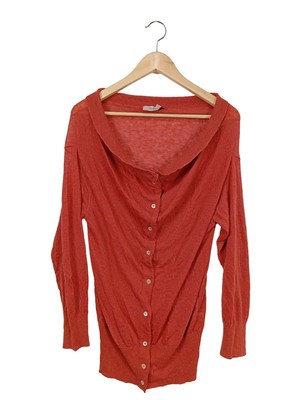 NELL & ME Cardigan Damen Jacke Gr. DE 38 rot Casual-Look