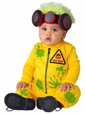 Giftmüll Gefahrenmatte Gefahr Brechen Bad Buchwoche Baby Säuglinge Jungen Kostüm 6-12M