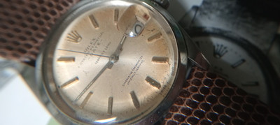 Rolex Oysterperpetual Date REF 1500 DOUBLE NAME SERPICO Y LAINO 