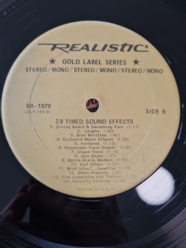 28 zeitgesteuerte Soundeffekte - realistisch - 50 - 1970 - Stereo/Mono - USA - 1970 - sehr guter Zustand + - Bild 9 von 11