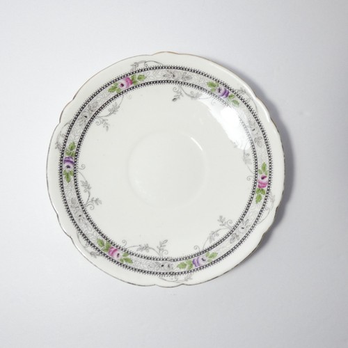 Antike Shelley China England 5 5/8" Untertasse #10775 Rose und Perlen Blumenmuster - Bild 7 von 14