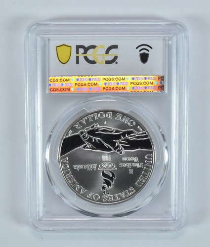 1995-P Olympic Track & Field Commemorative Dollar PR69 DCAM PCGS *1046 - Picture 2 of 5