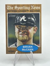 2011 Topps Heritage - #397 Brian McCann (EX/NM)