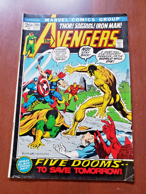 Avengers #101 Vol. 1  1972 Marvel Comics 1st App 6.0 Comic Book